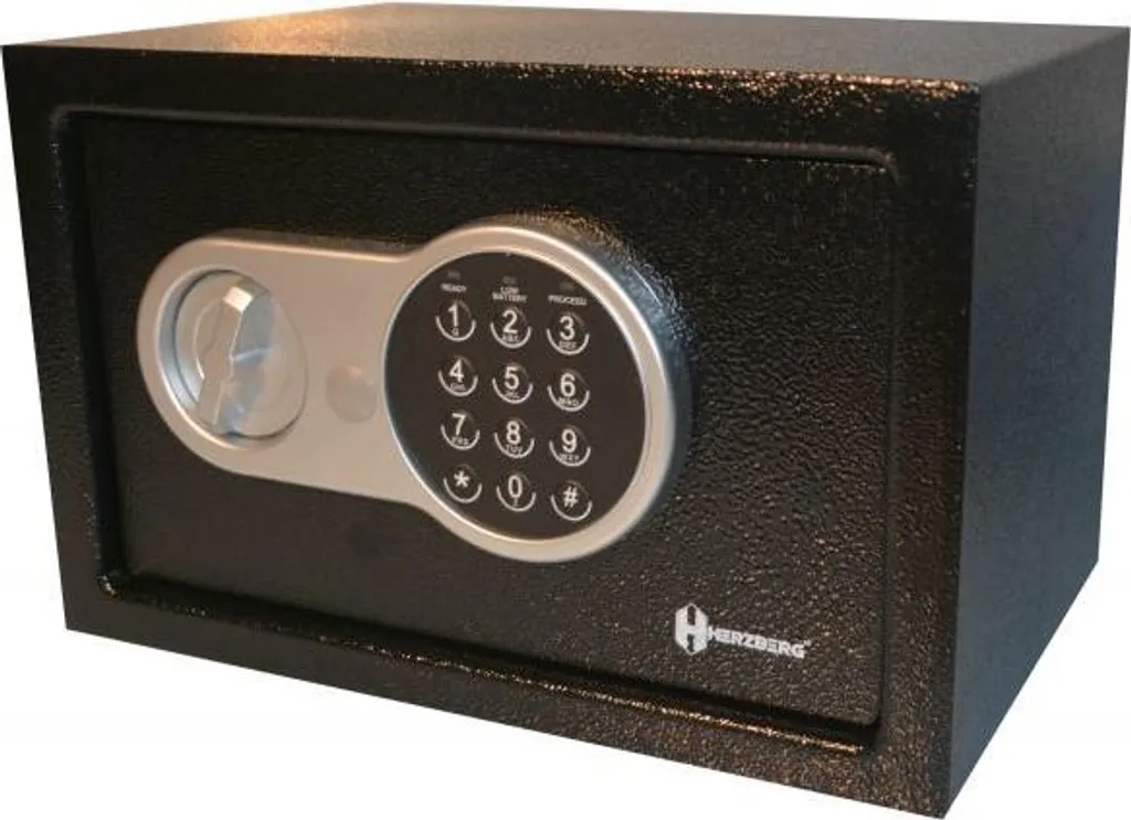 Coffre-fort numérique de sécurité Herzberg HG03855 avec code programmable