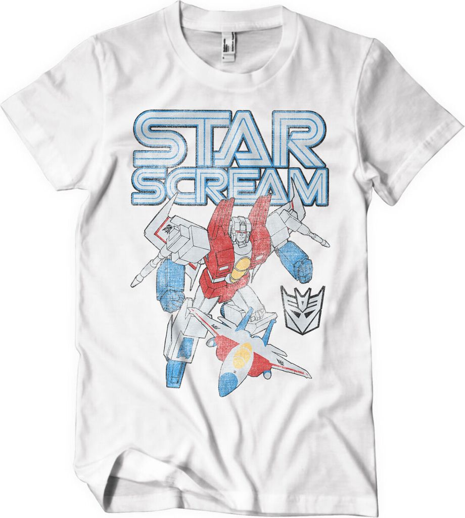 Starscream Washed T-Shirt - X-Large - White