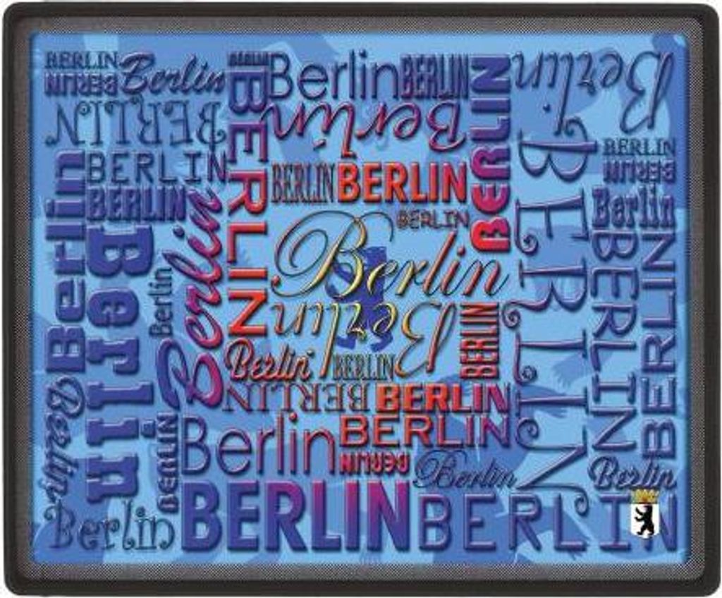 Mousepad Mauspad - Berlin Berlin Berlin - 22700 Gr. 24 x 20cm