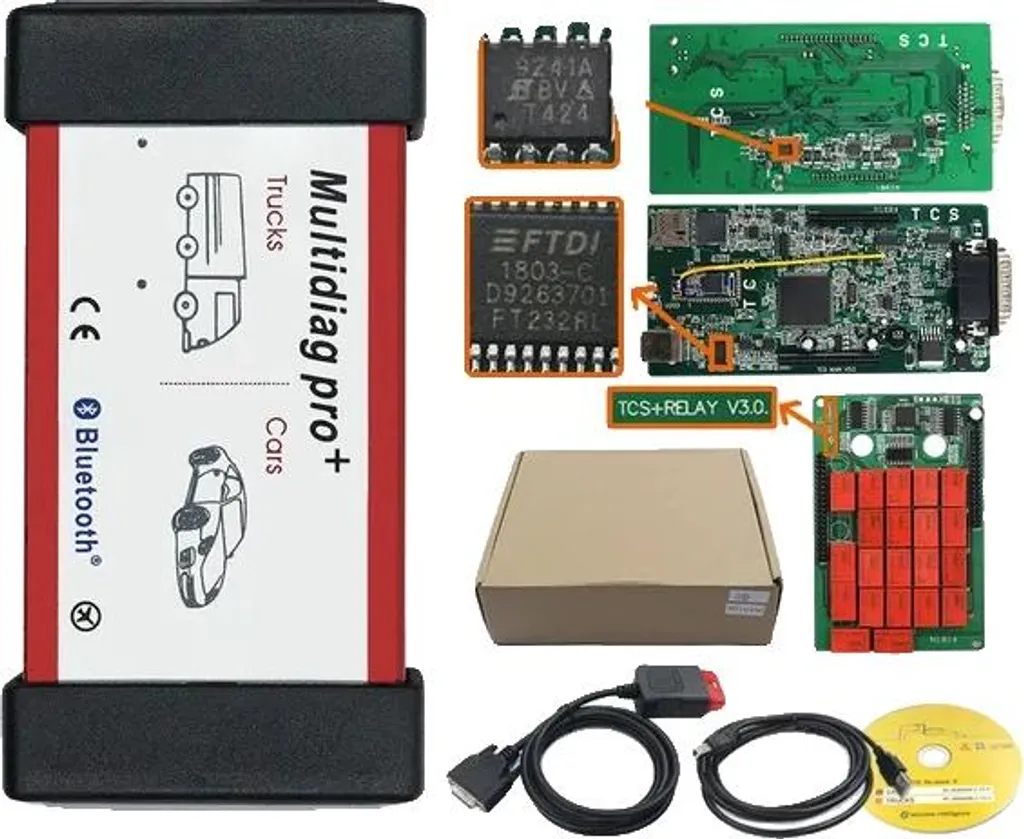 Scanner OBD2, supporto per diversi modelli di auto, nuovo strumento diagnostico VCI Multidiag Pro