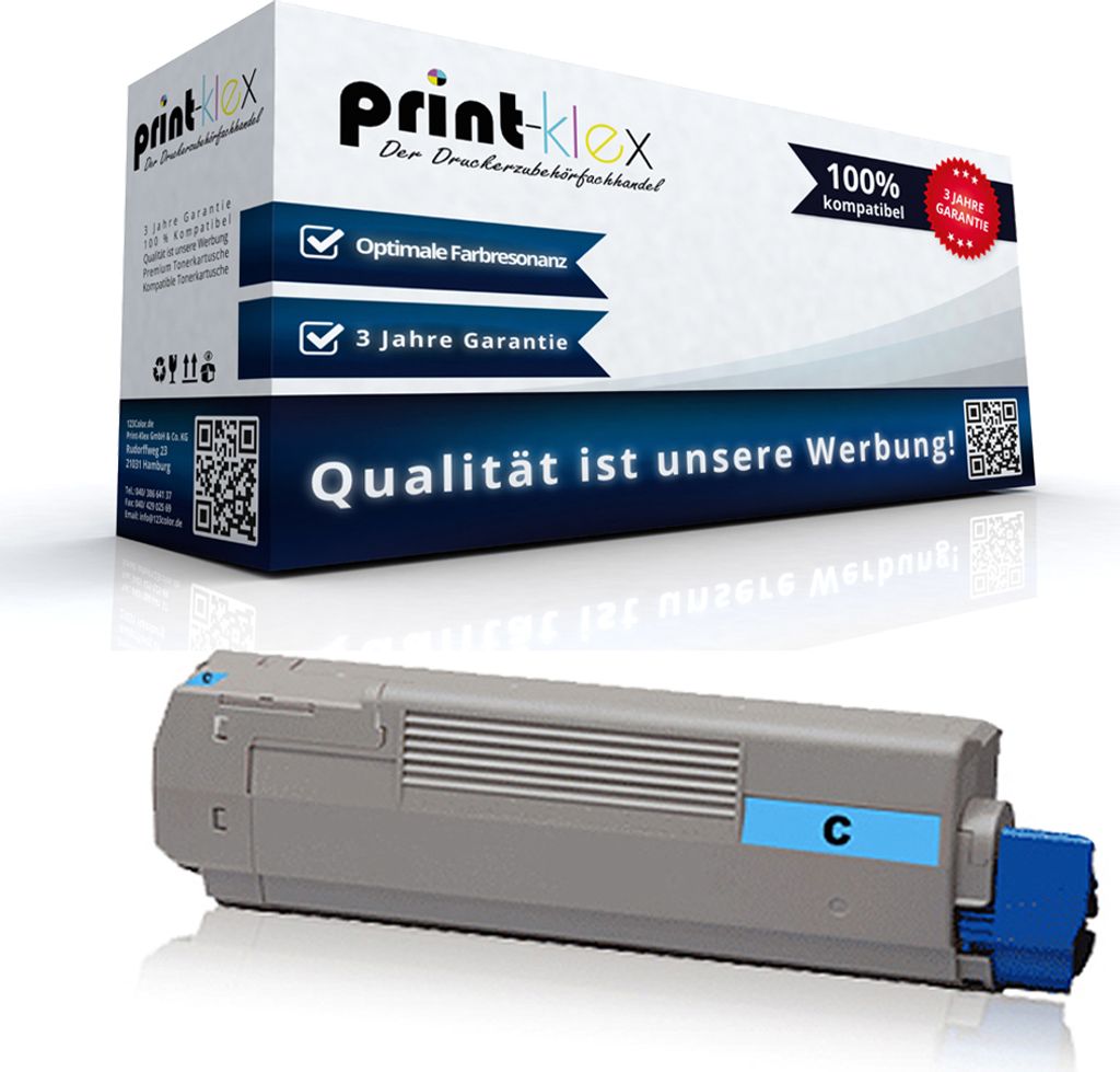 Kompatible Tonerkartusche für OKI C 8800 CDTN 8800 DN 8800 DTN 8800 N 8800 Series 43487711 Blau Cyan - Office Light Serie