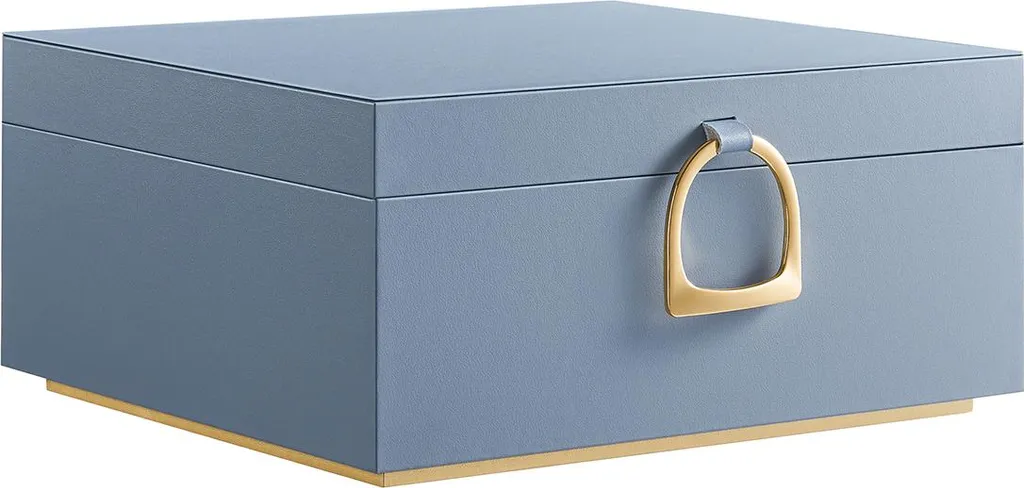 Cofanetto Portagioie Luxury 2 Scomparti | Custodia Maniglia Design Italiano