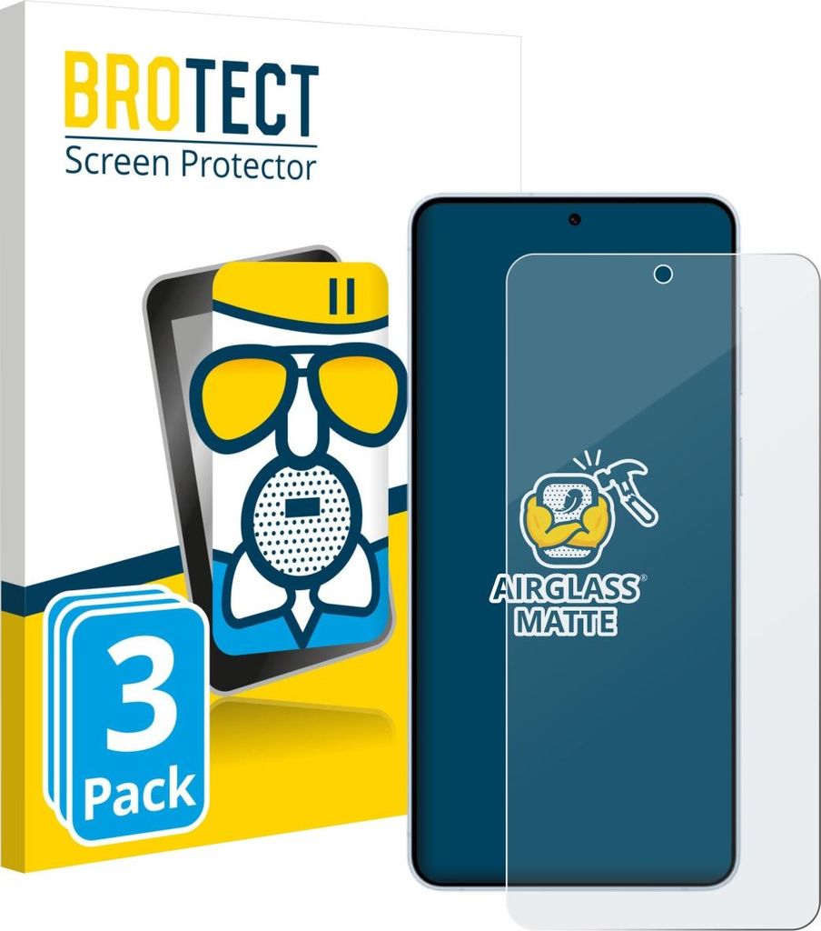 3x BROTECT Entspiegelungs Schutzglas für Samsung Galaxy S26 Plus Schutzfolie Panzer Folie Glas Display Schutz matt