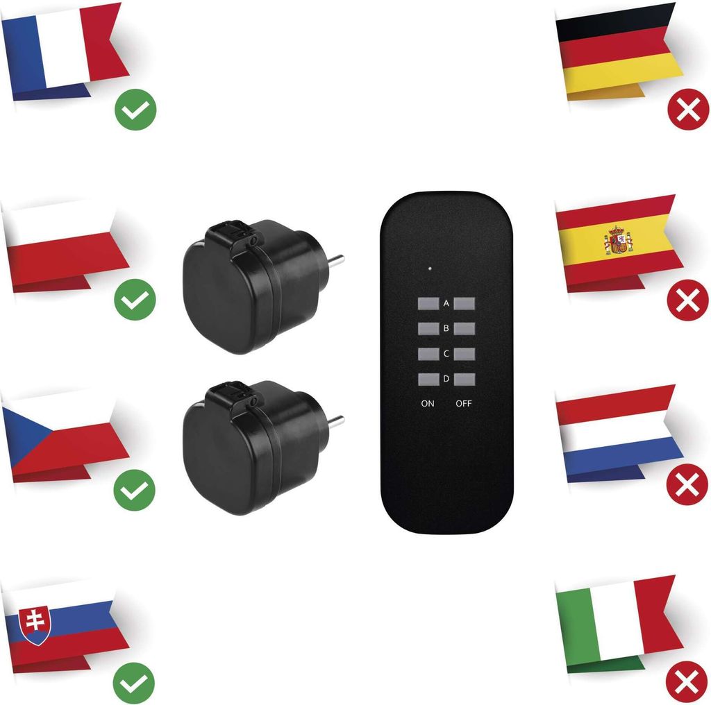 Emos Diaľkovo ovládané zásuvky IP44 P0067 1905110001 Obrázok produktu 12