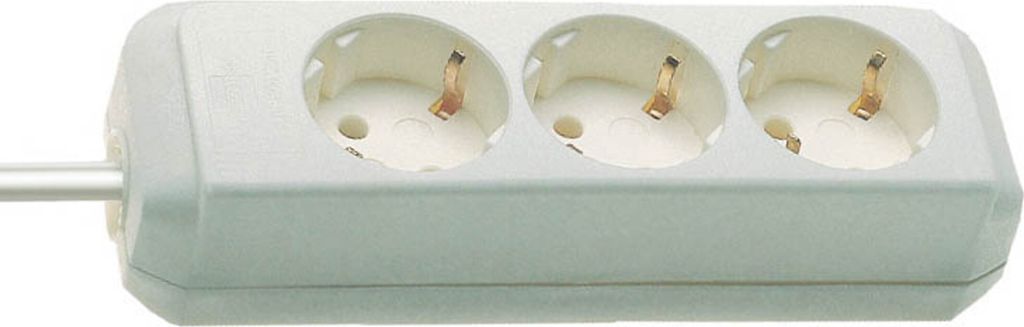 Brennenstuhl Eco-Line Steckdosenleiste 3-fach weiß 1,5m Produktbild 