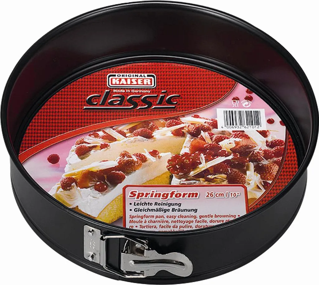 Teglia Kaiser 26cm Classic Nero - Lo Stampo per Torte da Instagram