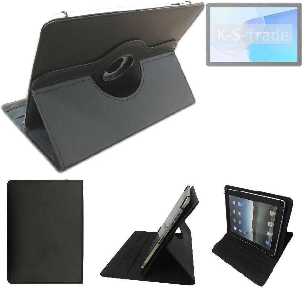 High quality kompatibel mit Huawei MatePad SE LTE Schutz Hülle 360° Tablet Case Schutzhülle Flip Cover schwarz. Tablet Hülle drehbar