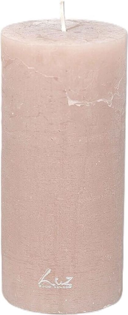 Rasteli Luz Your Senses Stump Candle Creme-Portobello D 7 cm H 15 cm Pro 2 Stück