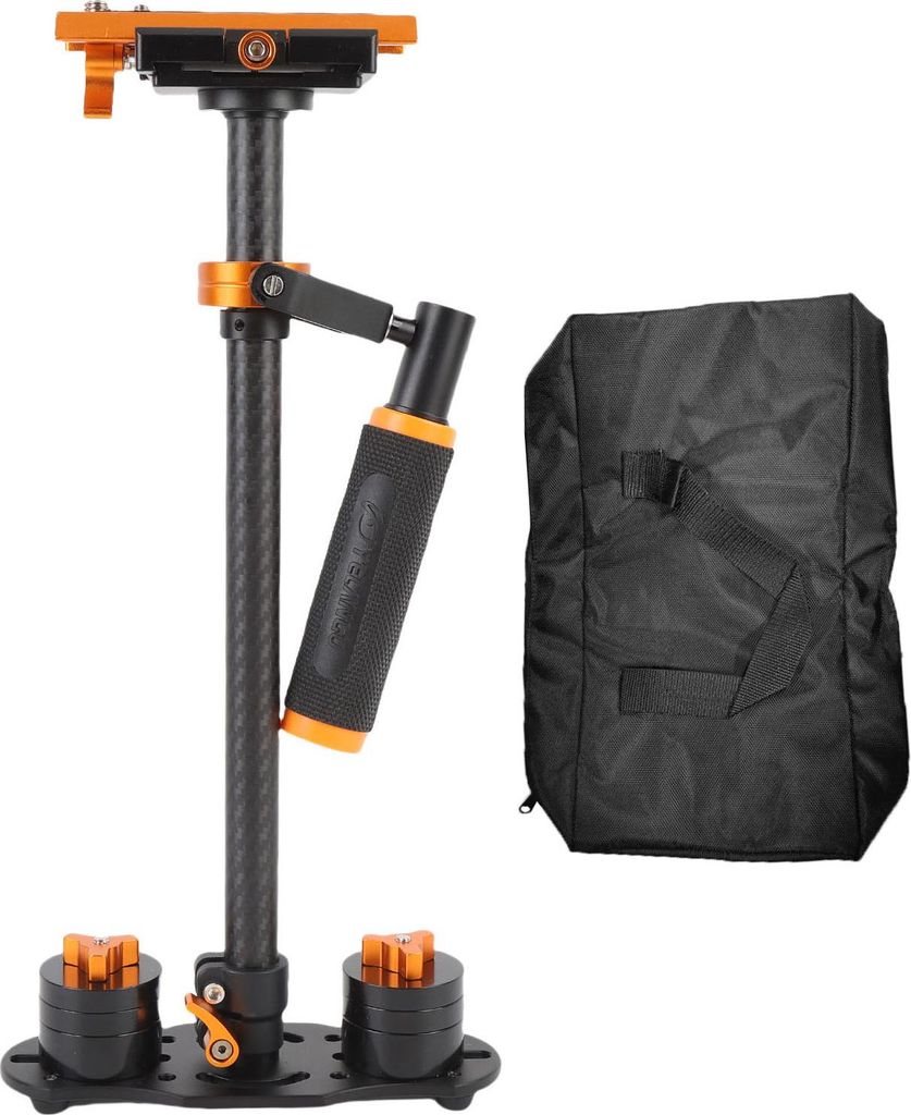 DSLR Kamera Stabilisator Handheld für Video DV Live Broadcast Telescopic Center Post mit 3 Achsen Handgriff