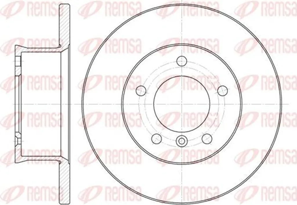 Disque de frein REMSA 6350.00 : finis les bruits et vibrations au freinage