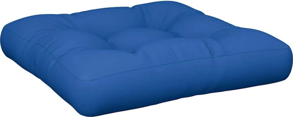 Palettenkissen Blau 58x58x10 cm Stoff