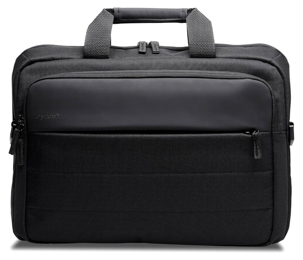 16-Zoll-Laptoptasche, mit gepolsterten Riemen und Fächern, Klappdesign, hergestellt aus 23 Kunststoffflaschen - für Laptops bis 16 Zoll (auch 15,...