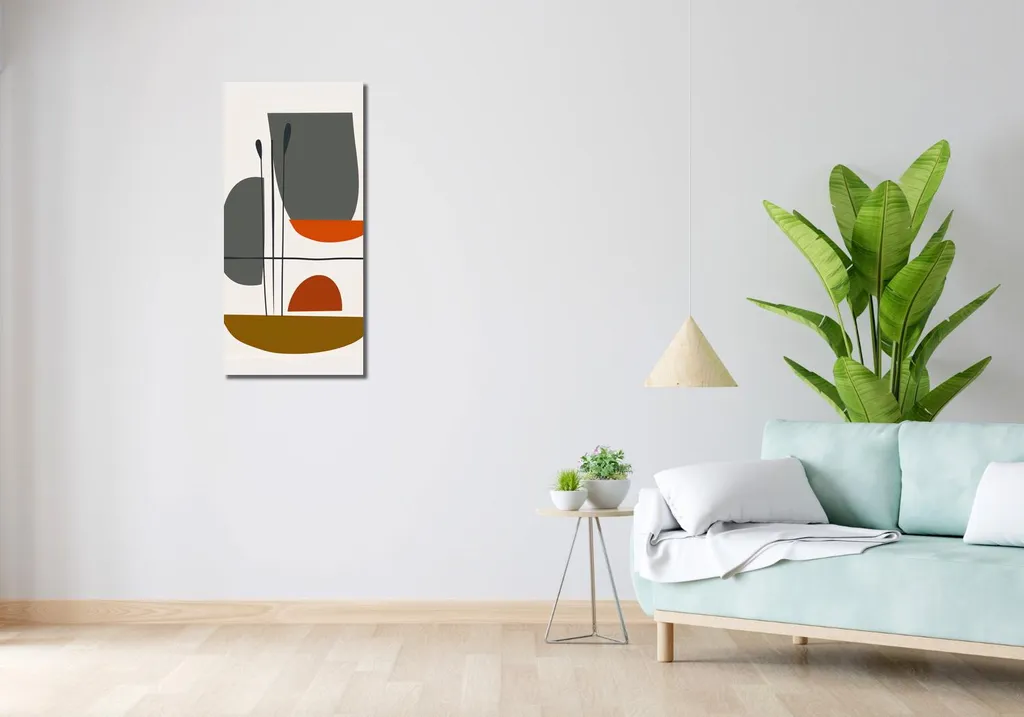 Tableau Image Harmonisation 40 x 90 cm - Décoration Murale Zen Moderne