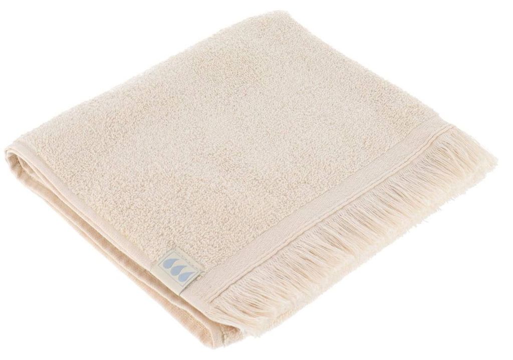 Handtuch 50x90 cm aus 100% baumwolle mit fransen - natürlich - Tendance