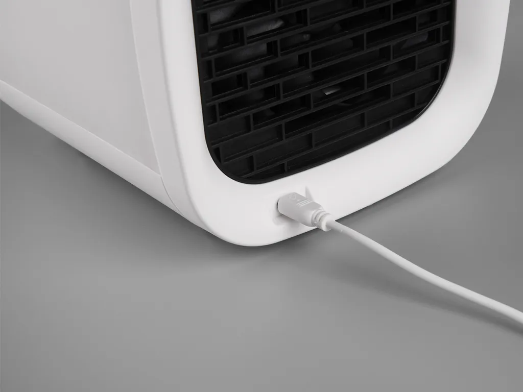 Ventilatore Portatile USB con Acqua e LED - Raffrescatore Desktop 3-in-1 - 8