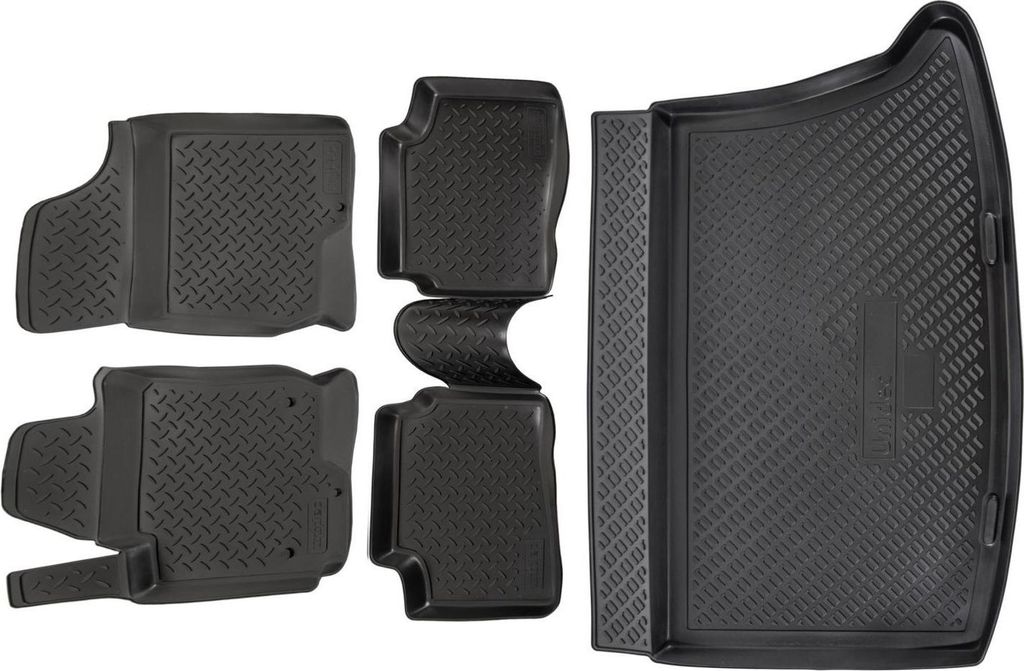 3D Gummimatten Kofferraumwanne Für Hyundai i30 Schrägheck 2009-2012, Gummi Fußmatten NORM
