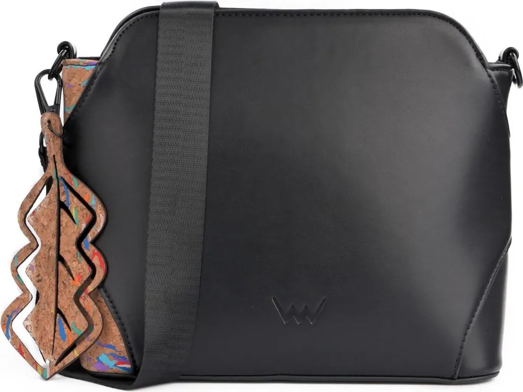 Sac à bandoulière Vuch noir Linea - Fini les sacs lourds et encombrants