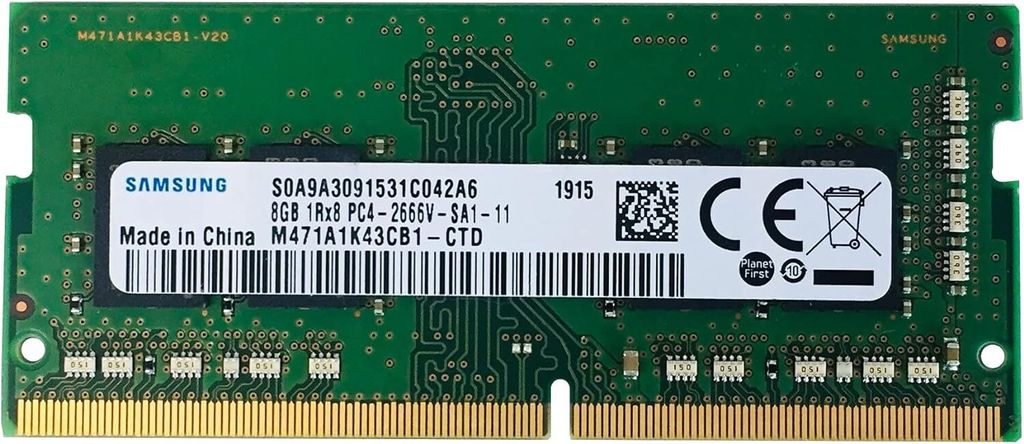 Samsung 8Gb Ram Speicher DDR4 M471A1K43CB1-CTD Notebook Produktbild 