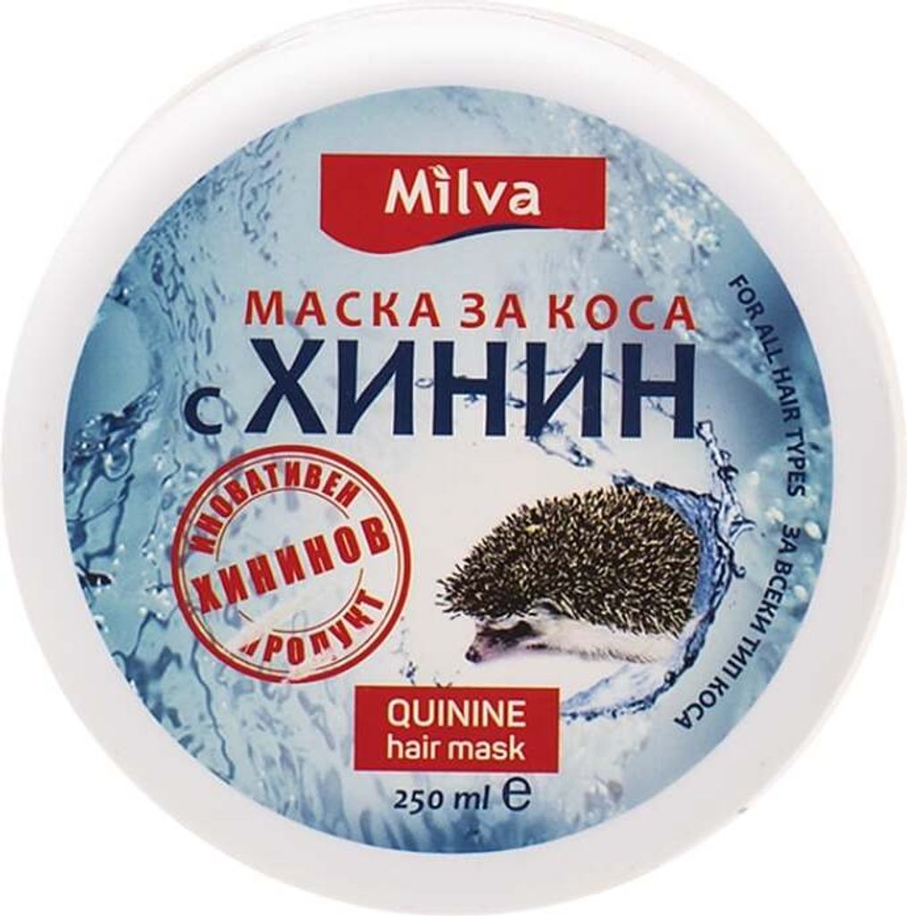 Milva maschera al chinino con olio di mandorle 250ml Immagine del prodotto 