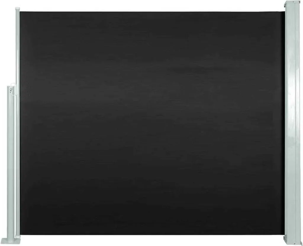 Maison Exclusive Store Latéral Extensible 120x300 cm Noir pour Terrasse