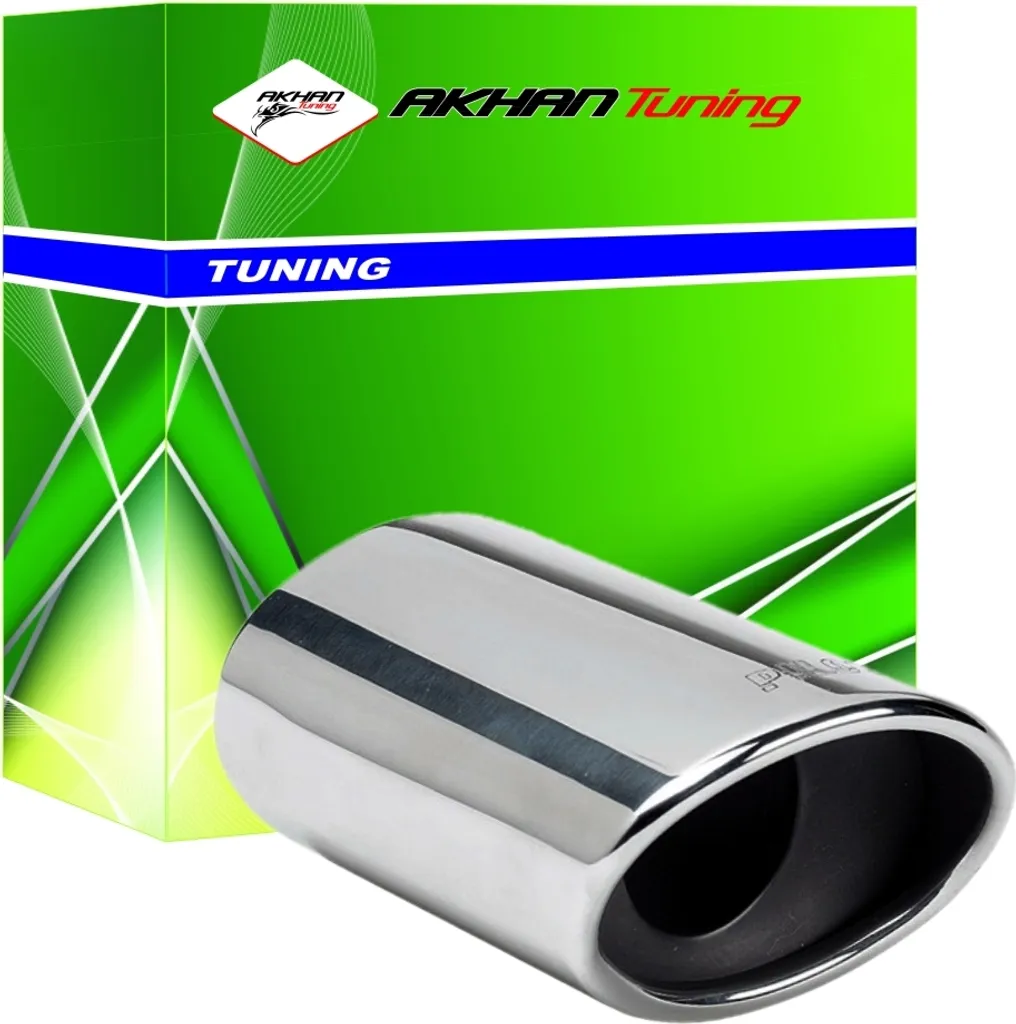 Embout d'échappement universel inox pour sorties de 37mm à 55mm ER017