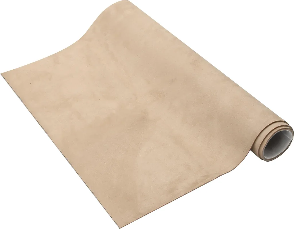 Tissu Plafonnier Suède Beige Antibruit avec Mousse 87"x60" Spécial Auto