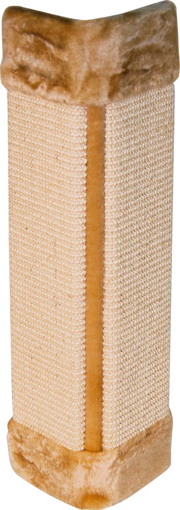 Kerbl Eck-Kratzbrett Größe 49x23cm, Kratzfläche aus Sisal, ideal für Zimmerecken