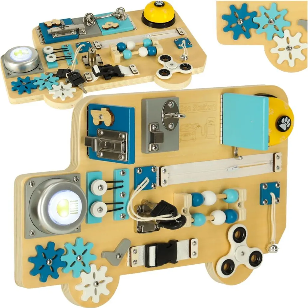 Tableau d'activité Montessori LULILO Buso pour la motricité fine