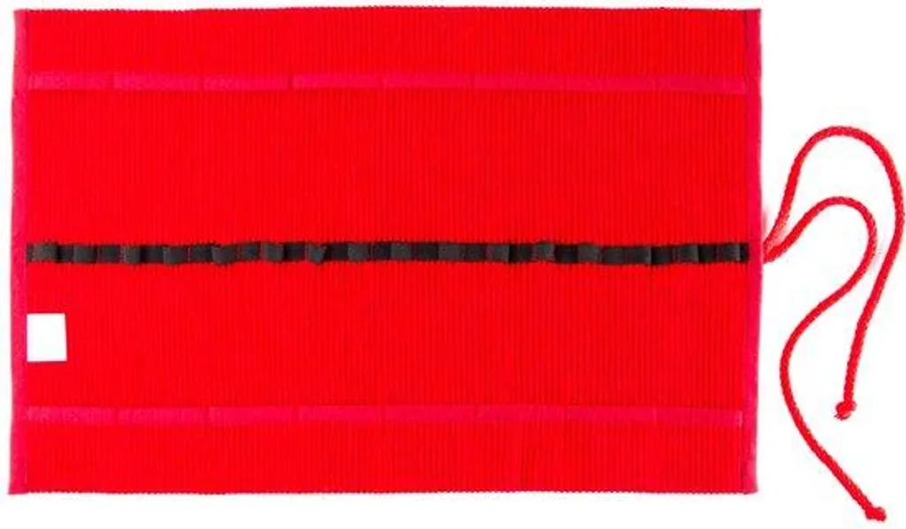Étui rouge Waldorf pour protéger les crayons et éviter les mines brisées