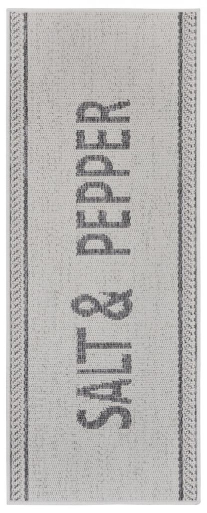 62x150 cm Běhoun Kitchen Salt & Pepper 105626 Cream Grey Image du produit 