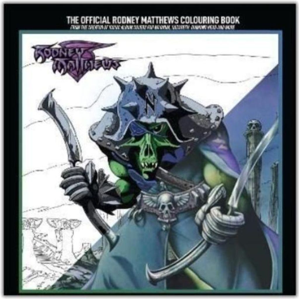 Official Rodney Matthews Colouring Book – Lingua: Inglese