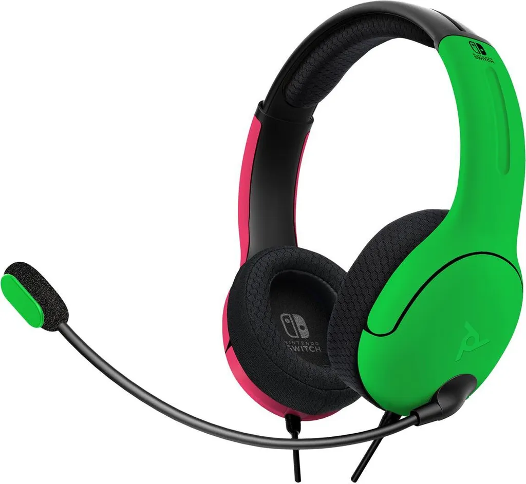 Casque stéréo léger PDP LVL40 pour jouer à la Switch en mode Portable/TV