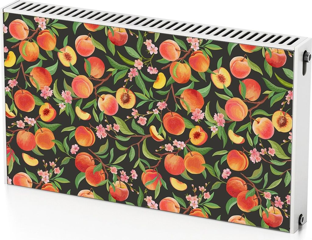 Obstbaumsamen – Magnetische Heizkörperabdeckung – 100x60 cm – Magnet Heizkörperabdeckung – 3D Würfel – Heizkörperverkleidung – Magn...