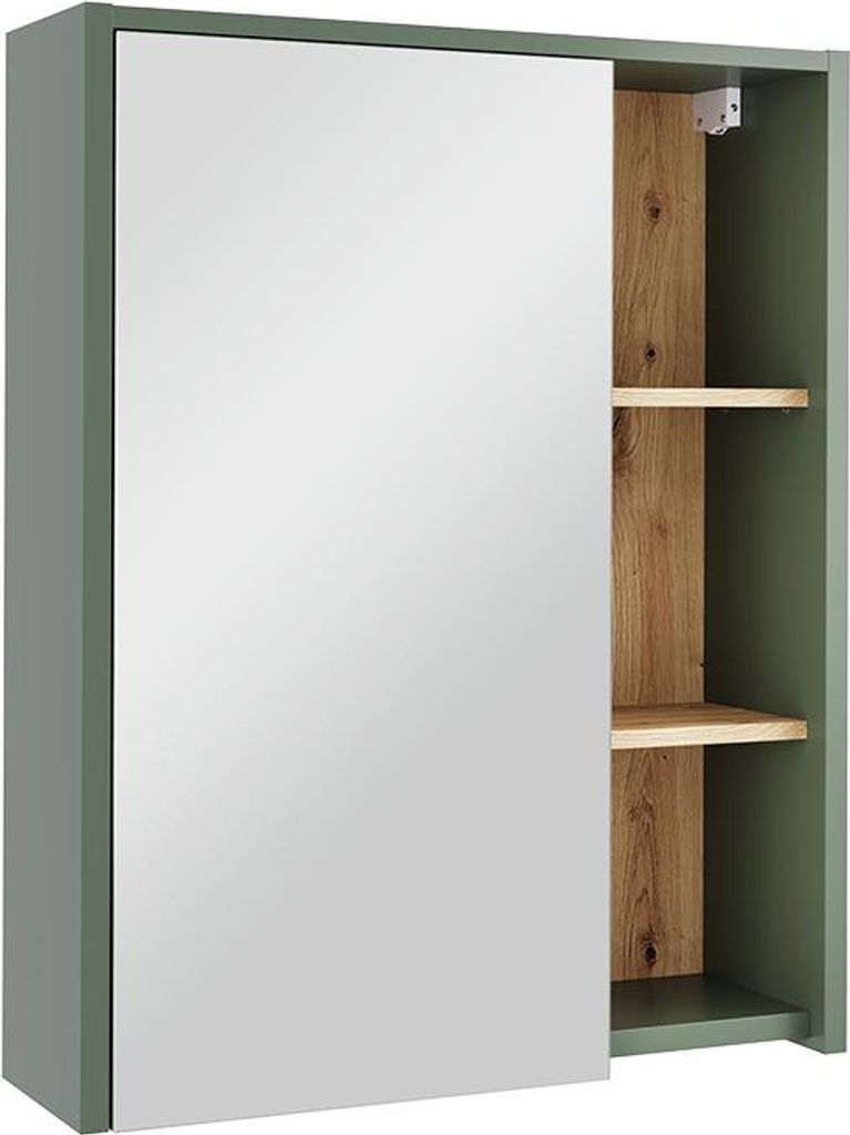 Badkamerspiegelkast Vicco Viola Groen/Kunstzinnig 60 x 75 Productafbeelding 