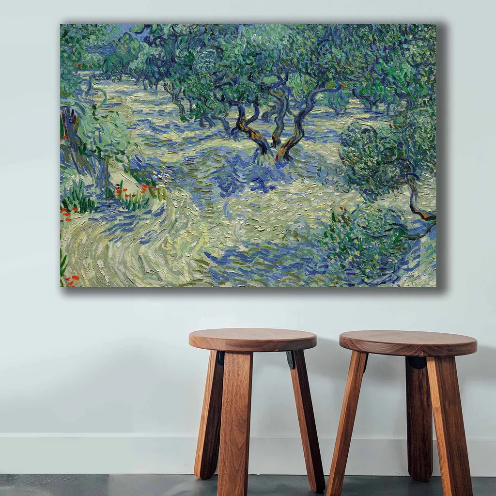 Tableau sur Toile Wallity VNC1207 Van Gogh - Déco Murale 70 x 100 cm