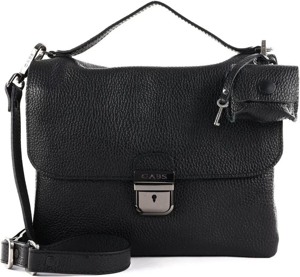 Gabs Shaila Sac à Main Noir Cuir Souple - Finition Italienne Premium