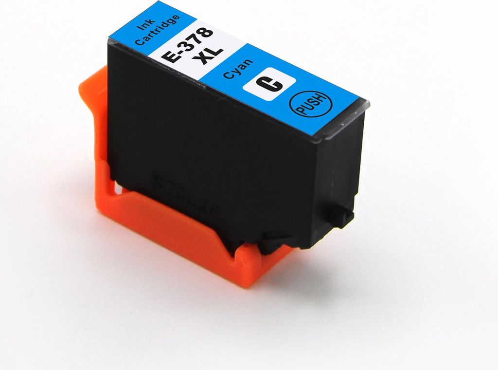 Kompatible Tintenpatrone 378 XL Cyan für Epson Expression Photo XP-8000, XP-8005, XP-8500, XP-8505, XP-8600, XP-8605, XP-8700