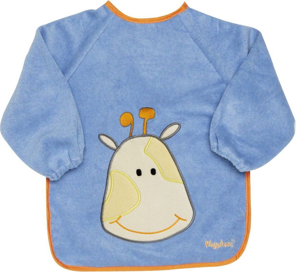 Playshoes Ärmel-Lätzchen lang Arm blau, 1 Stück