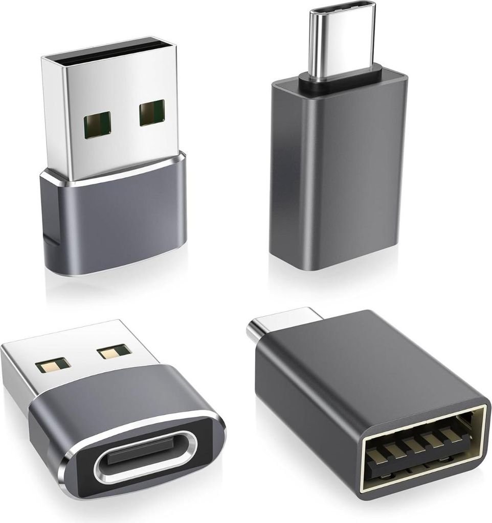 INF USB-C na USB adaptér 4 kusy: Hliníková slitina, 5 Gbps Obrázek produktu 