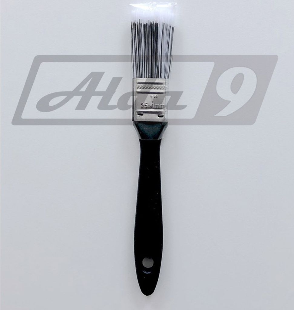 ALDA9 UNI 1'' Flachpinsel Farbe schwarz - 25 mm