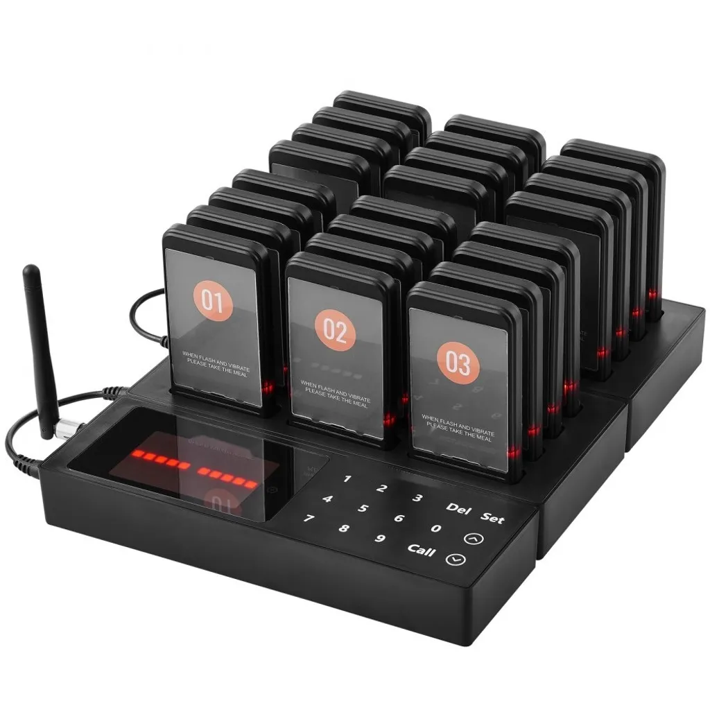 Dites stop aux files d'attente - Système de téléavertisseur 400m 24 bips
