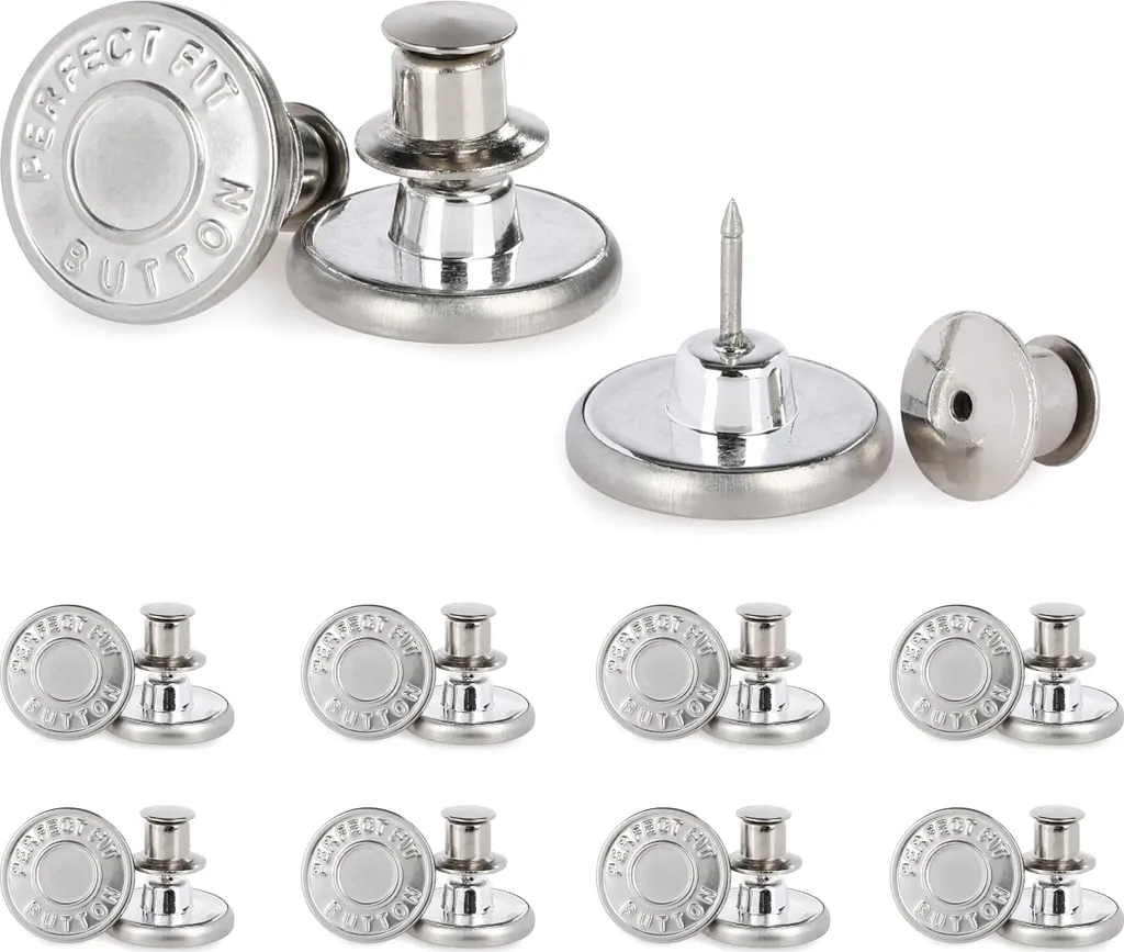 Boutons de jean métalliques 17 mm type rivet pour pantalon et veste