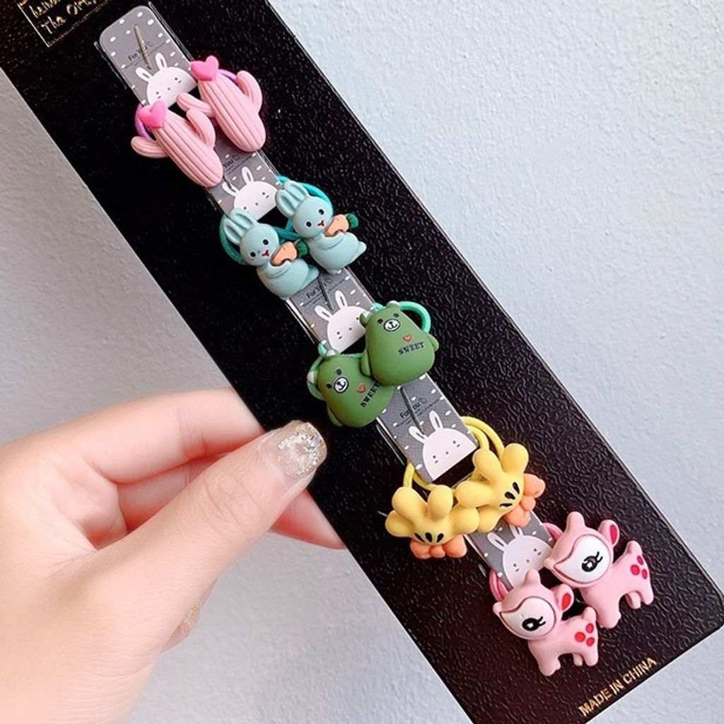 Kiara Haargummis - Bunter Haarschmuck für Kinder KP19652