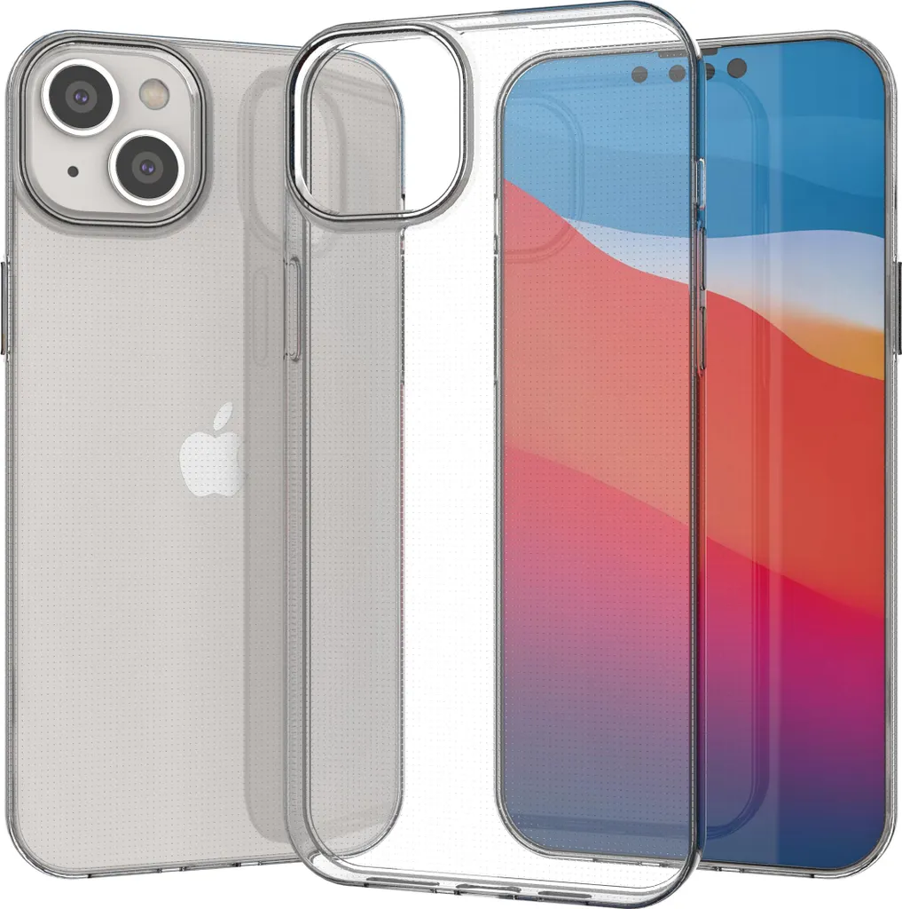 Custodia Trasparente iPhone 14 Plus - Cover Gel Invisibile Chic