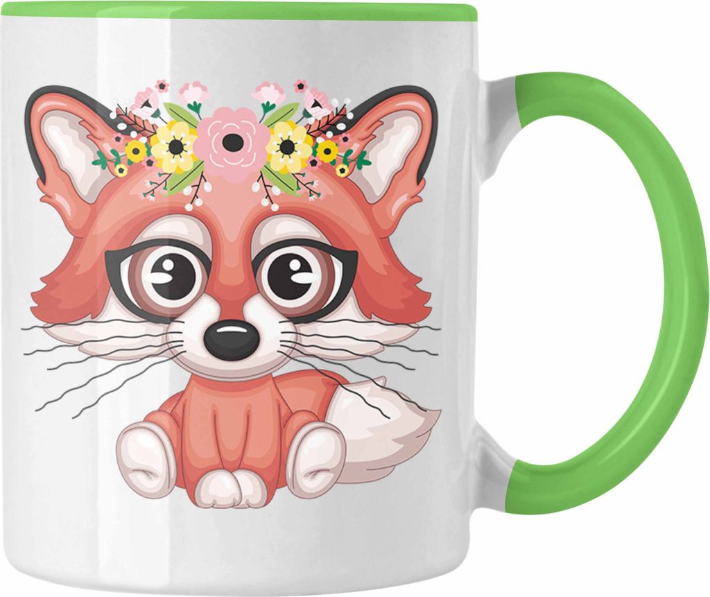 Trendation - Süße Fuchs Grafik Tasse Geschenk Produktbild 