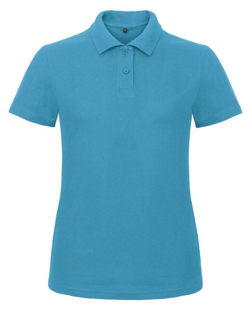 B&C - "ID.001" Poloshirt für Damen FK1982 (L) (Atollblau)