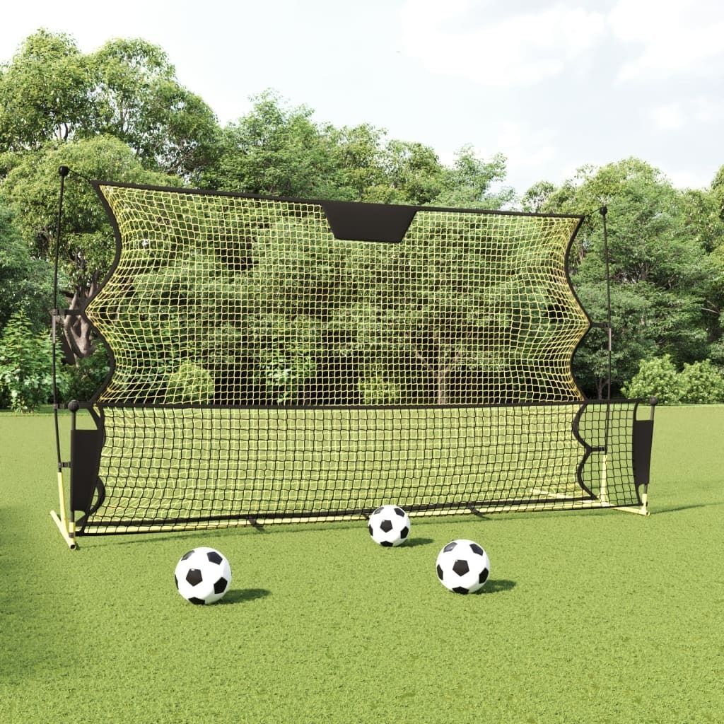 "2026 Aktion"Fußball-Rebounder Schwarz und Gelb 183x85x120cm Polyester Promotion572902 - Sonstiges Fußballzubehör