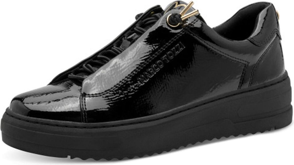MARCO TOZZI Damen Sneaker flach mit, Schwarz (Black Produktbild 