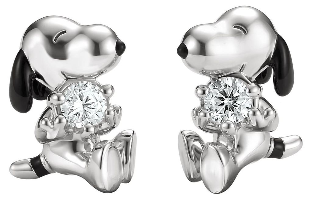 THOMAS SABO X PEANUTS Boucles d'oreilles Snoopy Image du produit 