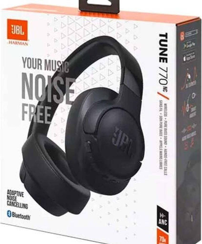 JBL Tune 770NC, Przewodowy i Bezprzewodowy, Zdjęcie produktu 